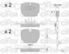 TRUSTING 5750W Brake Pad Set, disc brake